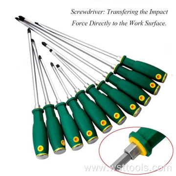 Customized Cross Flat Screwdriver with Cushion Grip